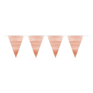 Vimpelguirlande Mat Roséguld
