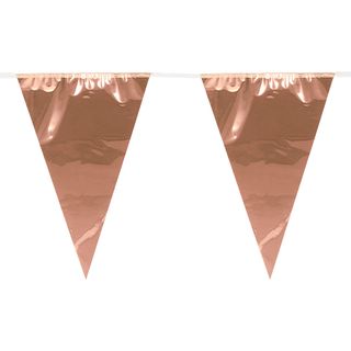 Vimpelguirlande Metallisk Roséguld