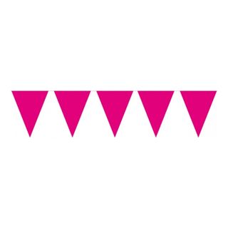 Vimpelguirlande Mini Cerise