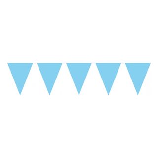 Vimpelguirlande Mini Lyseblå
