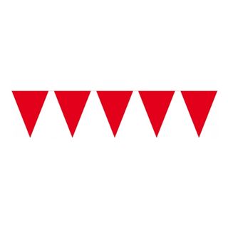 Vimpelguirlande Mini Rød
