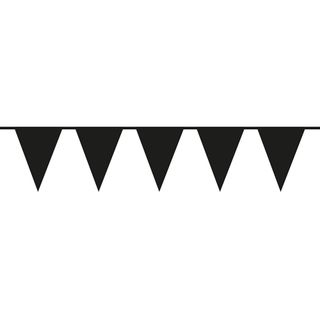Flaggguirlande Sort