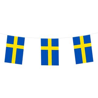 Flagguirlande Sverige