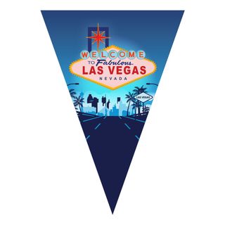 Vimpelguirlande Welcome to Las Vegas