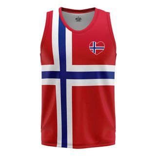 Tanktop med Norges Flag