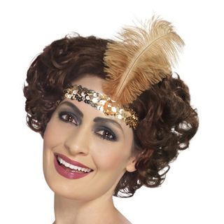 Flapper Pandebånd Guld
