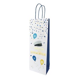 Presentpåse Flaska Grattis till Studenten