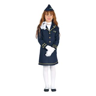 Stewardesse Børnekostume