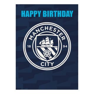 Manchester City -syntymäpäiväkortti