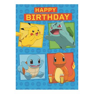 Syntymäpäiväkortti Pokémon