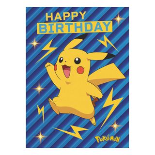 Fødselsdagskort Pokémon Pikachu