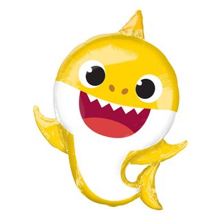 Folieballoner Baby Shark Gul