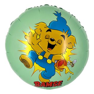 Folieballon Bamse Grøn