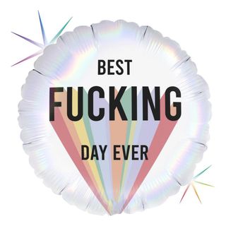 Folieballon Best Fucking Day Ever