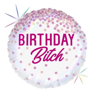 Folieballon Birthday Bitch