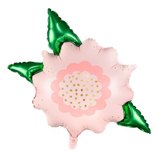 Folieballon Blomst Lyserød