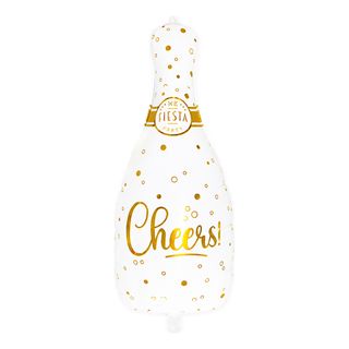 Folieballon Champagneflaske Cheers