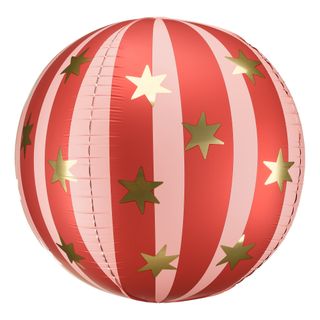 Folieballon Cirkus Rød