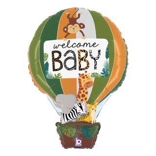 Folieballon Jungle Welcome Baby