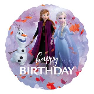 Folieballon Frost/Frozen 2 Happy Birthday