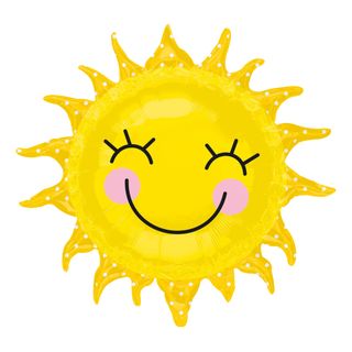 Folieballon Glad Sol Shape