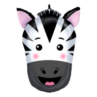 Folieballong Glad Zebra