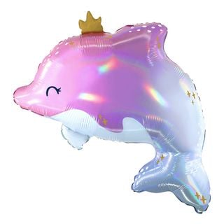 Folieballon Glødende Delfin