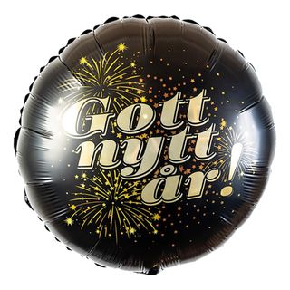 Folieballon "Gott Nytt År"
