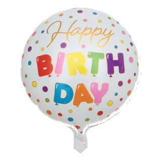 Folieballon Happy Birthday