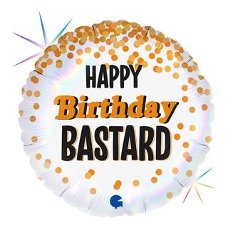 Folioilmapallo Happy Birthday Bastard