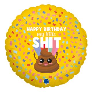 Folioilmapallo Happy Birthday My Little Shit