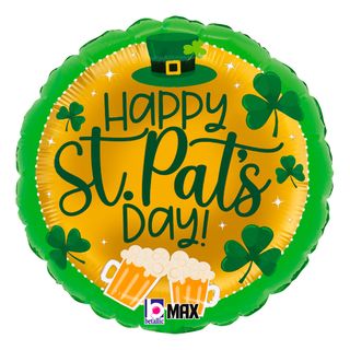 Folieballon Happy St. Pat's Day