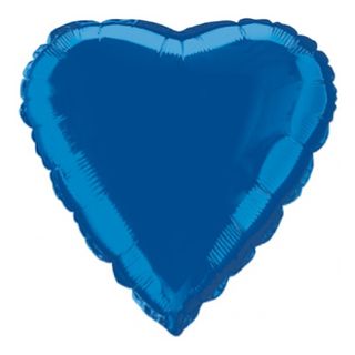 Folieballon Blåt Hjerte