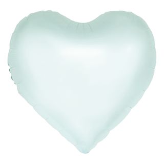 Folieballon Hjerte Grøn Pastel Vandfarve