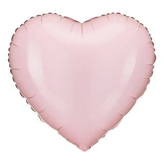 Folieballon Hjerte Lyserød