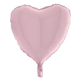 Folieballon Hjerte Pastel Lyserød