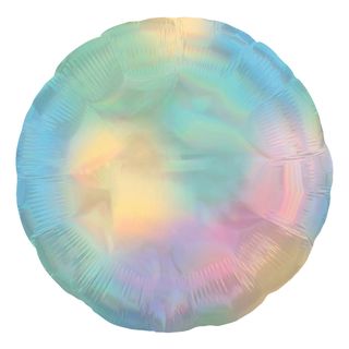 Folieballon Holografisk Regnbue Pastel
