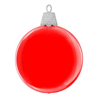 Folieballong Julkula Röd