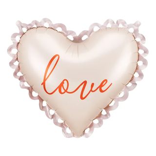 Folieballon Love med Dekor
