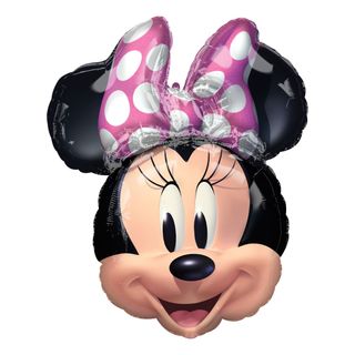 Folieballon Minnie Mouse Hoved Shape