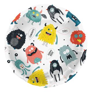 Folieballon Monster Bash Happy Birthday