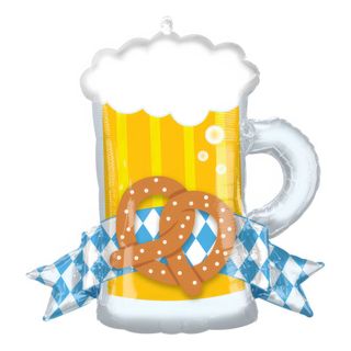 Folieballon Oktoberfest Ølkrus Shape