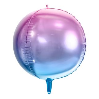 Folieballon Bold Ombre Lilla/Blå