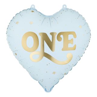 Folieballon One Lyseblå