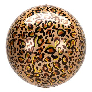 Folieballon Orbz Leopard