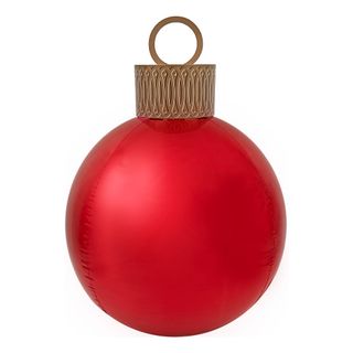 Folieballon Orbz XL Rød Julekugle