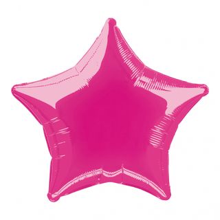 Folieballon Lyserød Stjerne