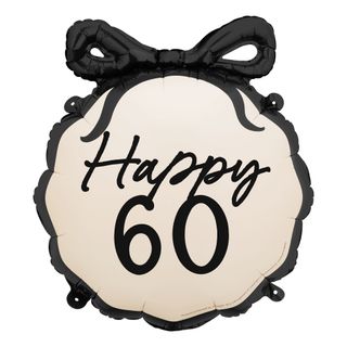 Folieballon Sløjfe Happy 60