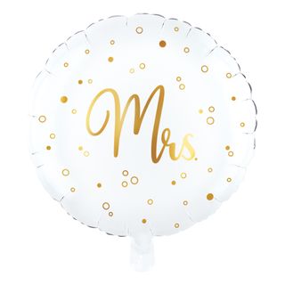 Folieballon Rund Mrs