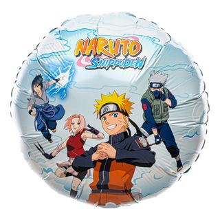 Folieballon Rund Naruto Shippuden